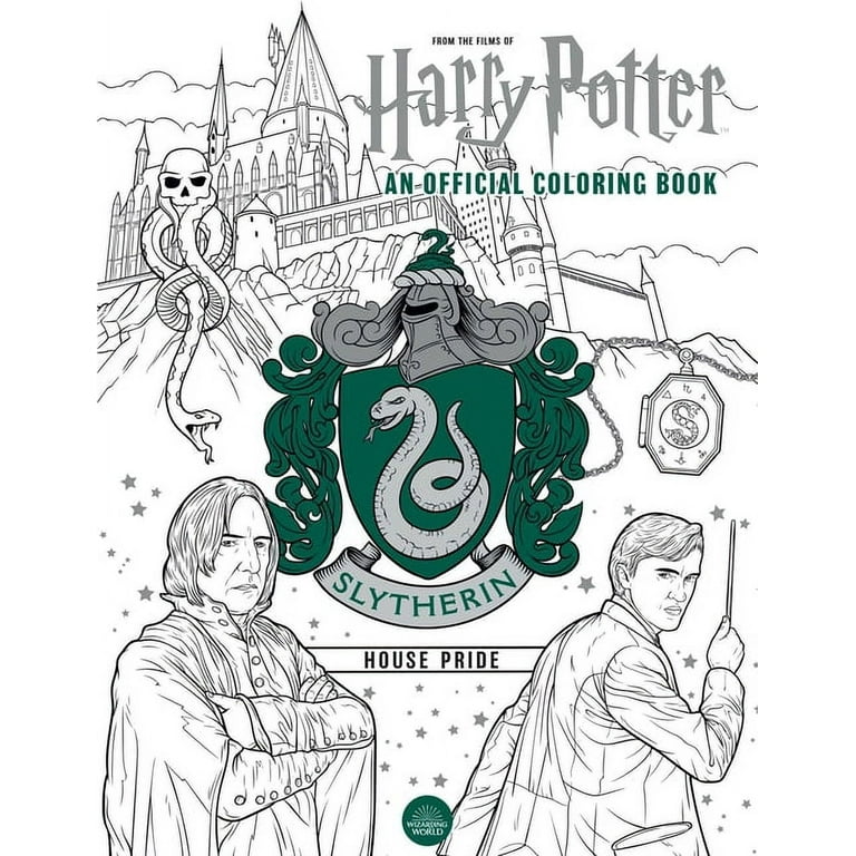 Harry Potter: Slytherin House Pride: The Official Coloring Book: (Gifts Books for Harry Potter Fans, Adult Coloring Books) [Book]