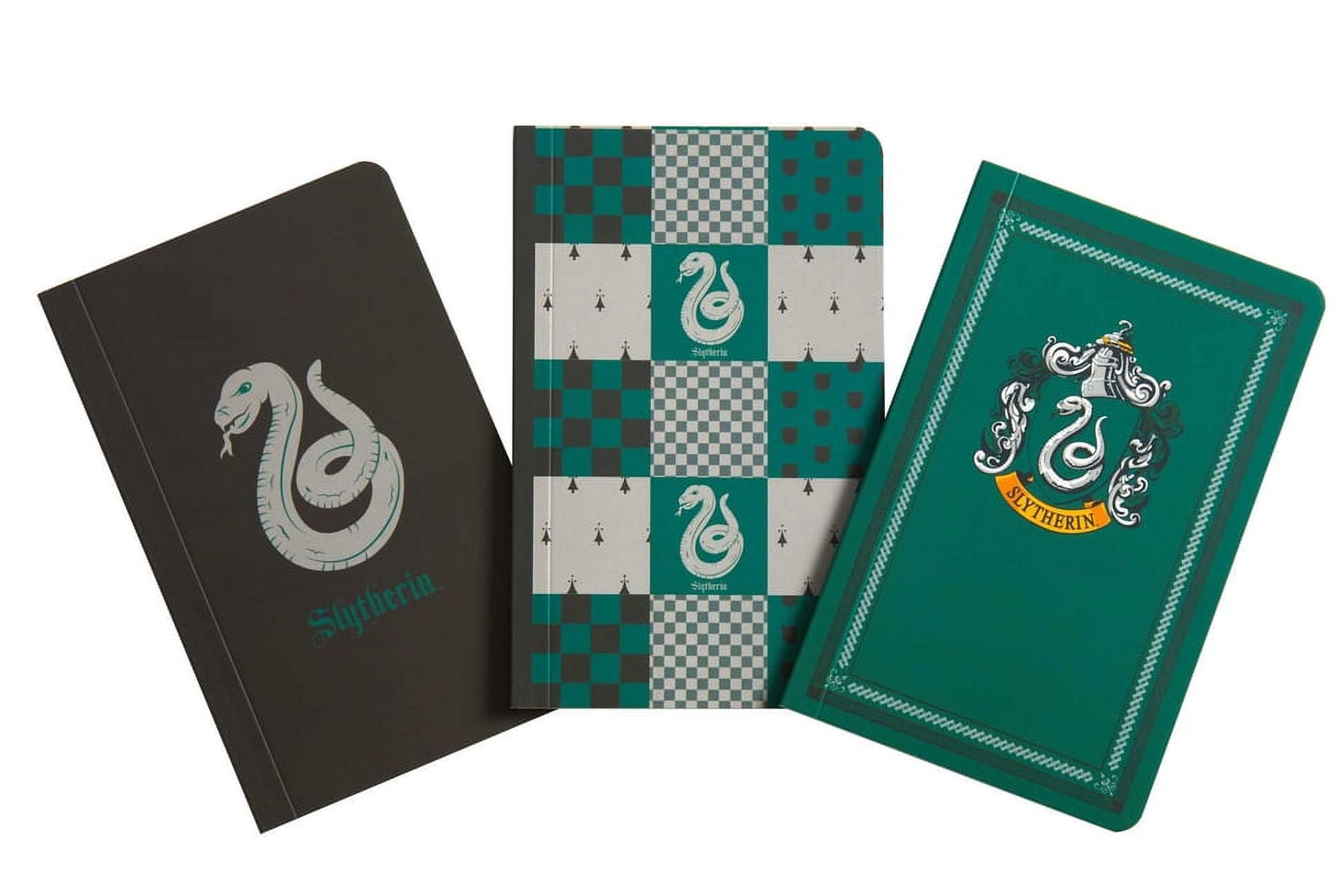 Harry Potter Slytherin Deluxe Notebook Set - Official Licensed Stationery With Hardcover Journal & Pen