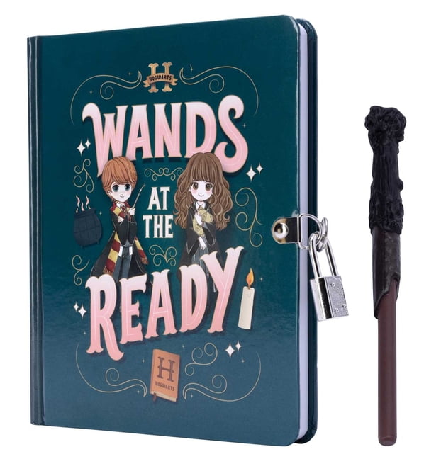 Harry Potter Harry Potter: Wands at the Ready Lock & Key Diary