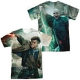 thumbnail image 1 of Harry Potter Harry Vs Voldemort Unisex Adult Sublimated Costume T Shirt (Front/Back), Medium Multicolor, 1 of 2