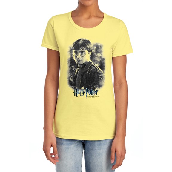 Harry Potter Harry in The Woods Women's T Shirt, Banana, Medium