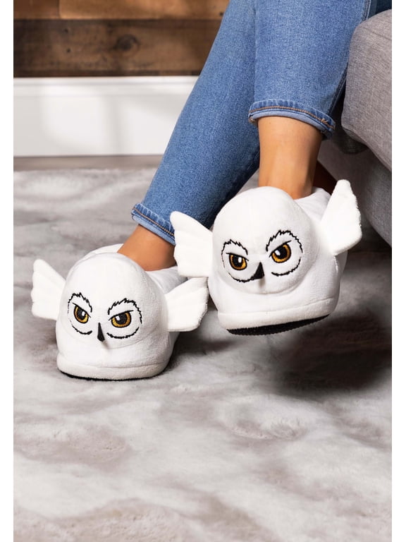 Harry Potter Hedwig Adult Slippers
