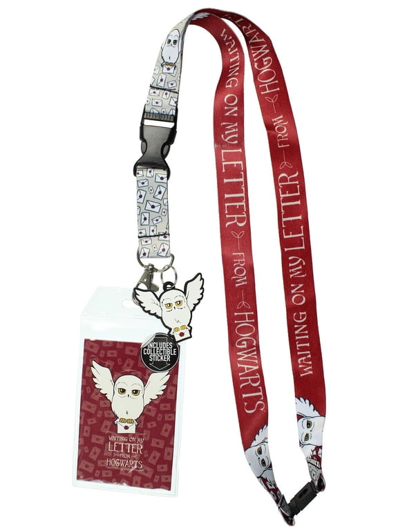 Hedwig ID Lanyard Badge Holder With 1.5" Charm Pendant