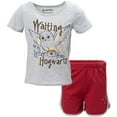 thumbnail image 1 of Harry Potter Hedwig Owl Little Girls T-Shirt and French Terry Shorts Outfit Set, 1 of 5