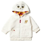 Harry Potter Hedwig Owl Newborn Baby Boys Fleece Zip Up Costume Hoodie