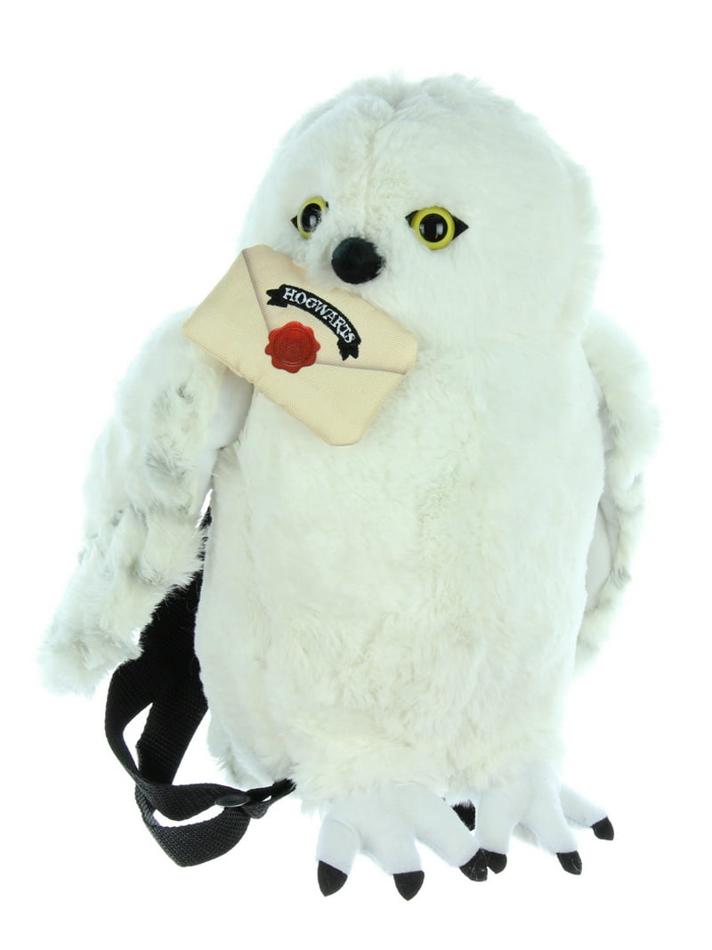 Harry Potter Kids Bag: Hedwig Owl Plush Backpack Stuffed Animal