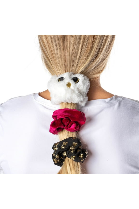 Harry Potter Hedwig Owl Scrunchie Set Hair Ties Hair Accessories