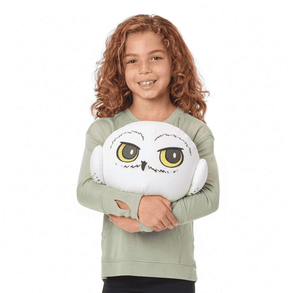 Harry Potter Warner Bros Hedwig Round Plush Cloud Pillow, Entertainment for Kids