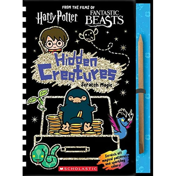 Pre-Owned Hidden Creatures: Scratch Magic (J.K. Rowling's Wizarding World) (Spiral-bound) 1338280945 9781338280944