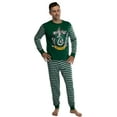 thumbnail image 1 of Harry Potter Hogwart's House Crest Tight Fit Adult Cotton Pajama Set, 1 of 5