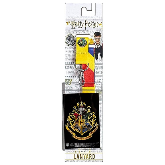 Harry Potter Hogwarts Reversible Lanyard with Breakaway Clip and ID Holder