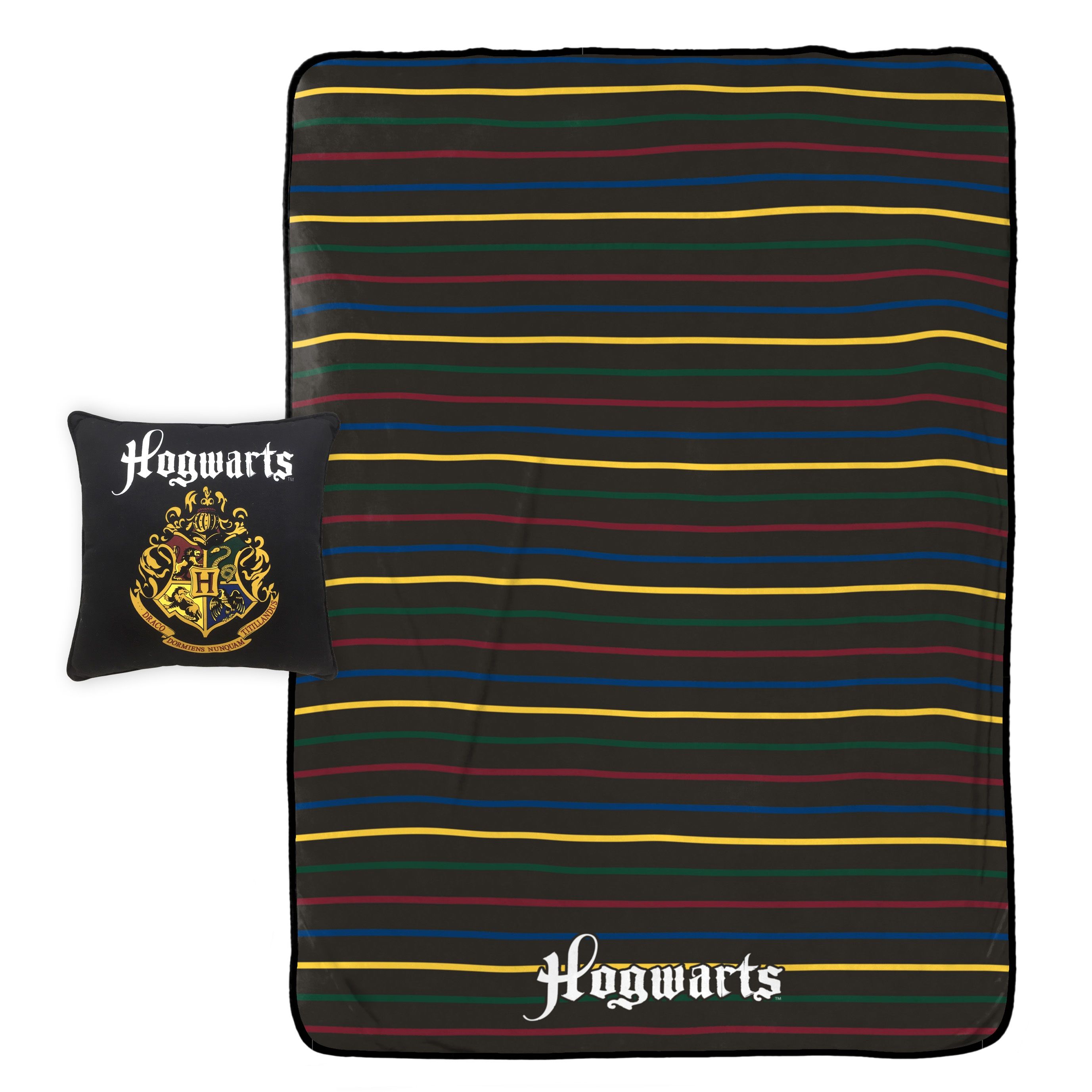 Harry Potter 'Hogwarts' 2 Piece Decorative Pillow and Blanket Set - image 1 of 5