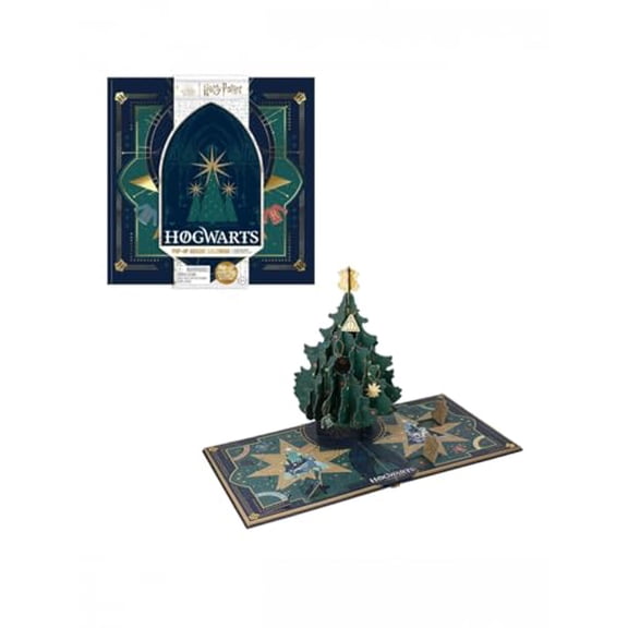 Harry Potter Hogwarts 24 Day Pop Up Christmas Tree Book Advent Calendar - Officially Licensed Gifts & Seasonal Decor For Kids Bedroom | Paladone