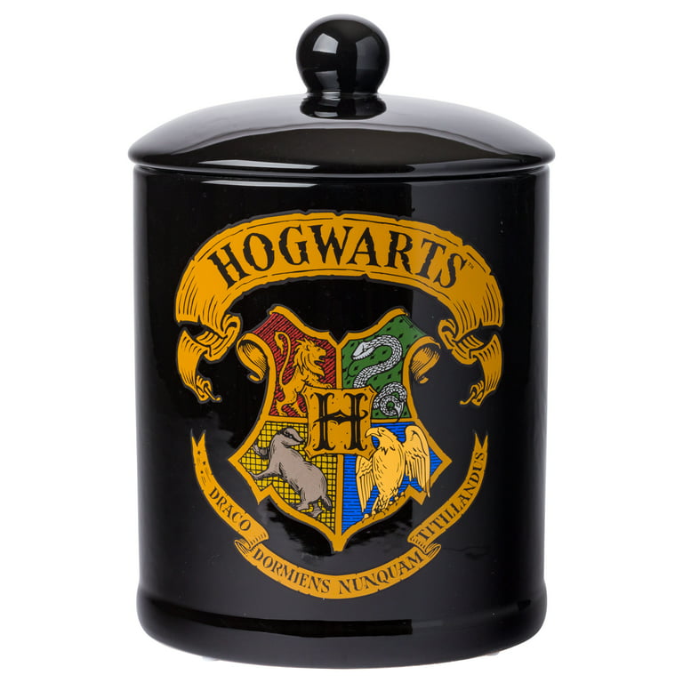 Silver Buffalo Harry Potter Hogwarts Crest 21 Ounce Glass Mason Jar With  Lid And Straw : Target