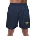 thumbnail image 1 of Harry Potter Hogwarts Arch Mens Lined Mesh Shorts, Navy, Large, 1 of 6