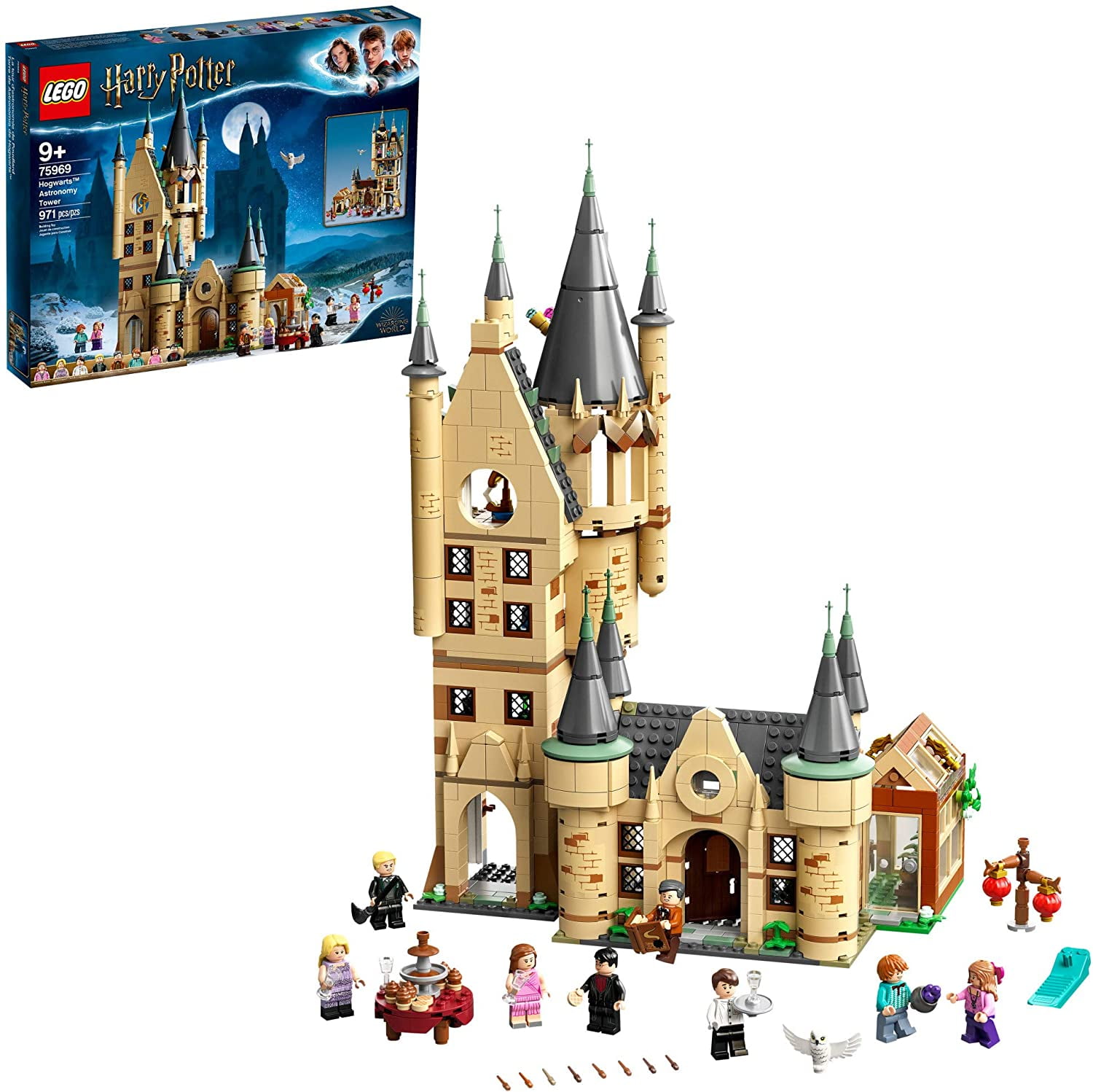 Harry Potter Hogwarts Astronomy Tower 75969 Building Toy Set for Kids, Boys, and Girls Ages 9+ (971 Pieces)