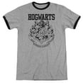 thumbnail image 1 of Harry Potter- Hogwarts Athletic Ringer Apparel T-Shirt - Two-Tone, 1 of 2
