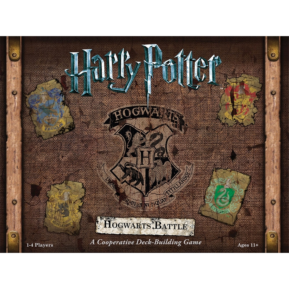 Harry Potter Hogwarts Battle A Cooperative Deck Building Game Castle Villian USAopoly DB010-400 - image 1 of 2