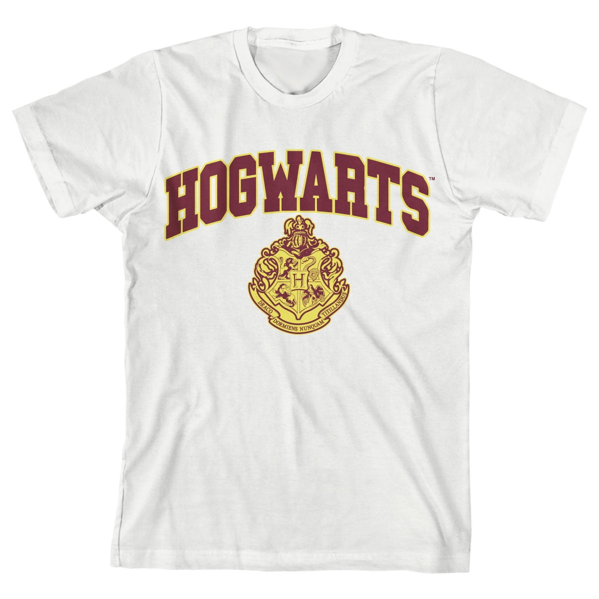 Harry Potter Hogwarts Castle School Crest Toddler Boy s White T shirt 3T