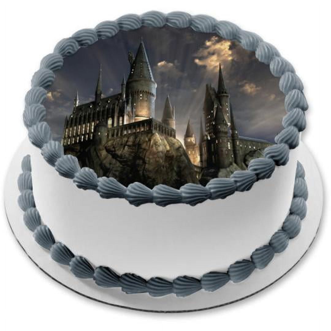 Cake Decoration Harry Potter Fondant Wizard Magic School 