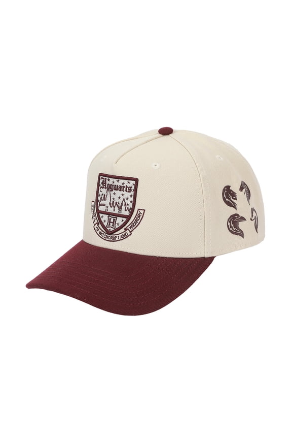 Harry Potter Hogwarts Castle White Polywool A-Frame Baseball Hat