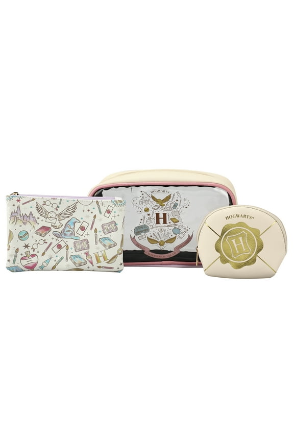 Harry Potter Hogwarts Crest 3-Piece Travel Toiletry Set