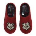 thumbnail image 1 of Harry Potter Hogwarts Crest Adult Red Scuff  Slippers-M, 1 of 6