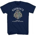 thumbnail image 1 of Harry Potter Hogwarts Crest Logo 'School of Witchcraft and Wizardry' Kids / Youth Boys & Girls T-Shirt, Navy Tee, Small, 1 of 4