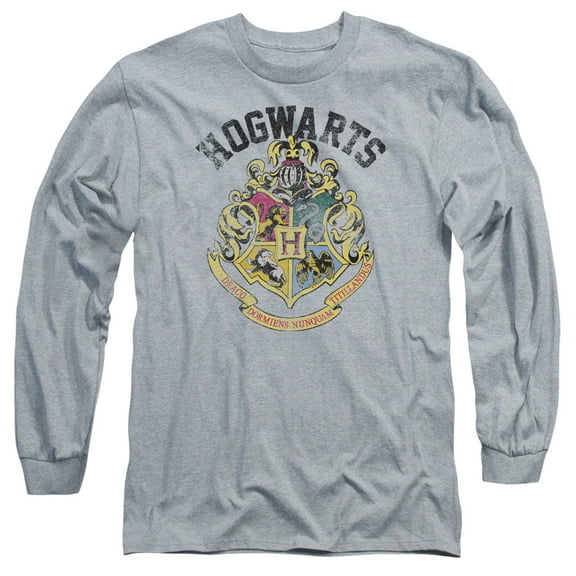 Harry Potter - Hogwarts Crest - Long Sleeve Shirt - XX-Large