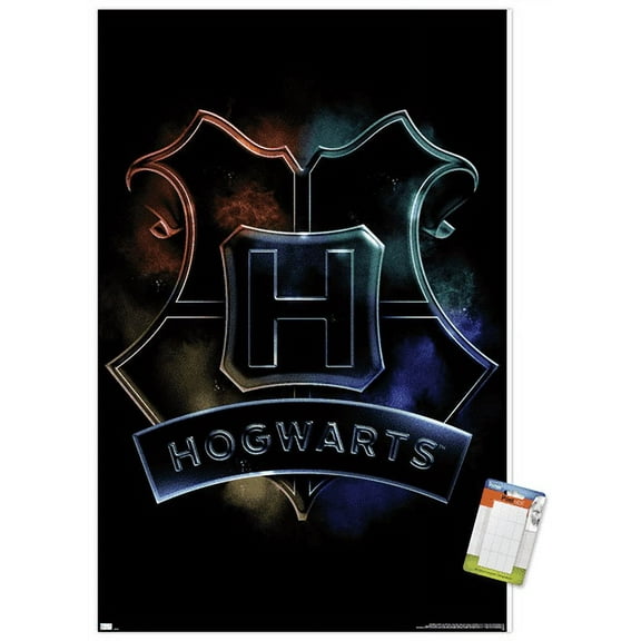 Harry Potter - Hogwarts Crest Magic Wall Poster, 14.725" x 22.375"
