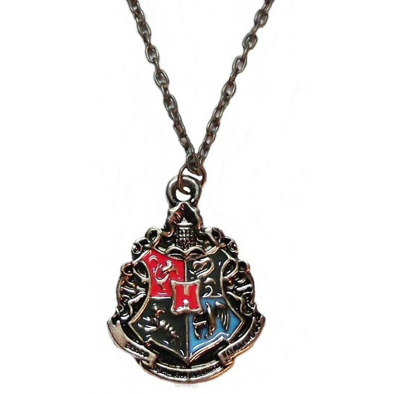 Harry Potter Hogwarts Crest Pendant Necklace w/ 20