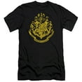 thumbnail image 1 of Harry Potter Hogwarts Crest S/S Adult 30/1 T-Shirt Black, 1 of 2