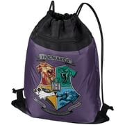 حقيبة ظهر رياضية من Harry Potter Hogwarts Crest Stain Glass الرباط 17 &times; 13، مثالية للصالة الرياضية أو اليوغا أو الممارسة