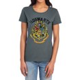 thumbnail image 1 of Harry Potter Hogwarts Crest Women's T Shirt, Charcoal, Large, 1 of 6