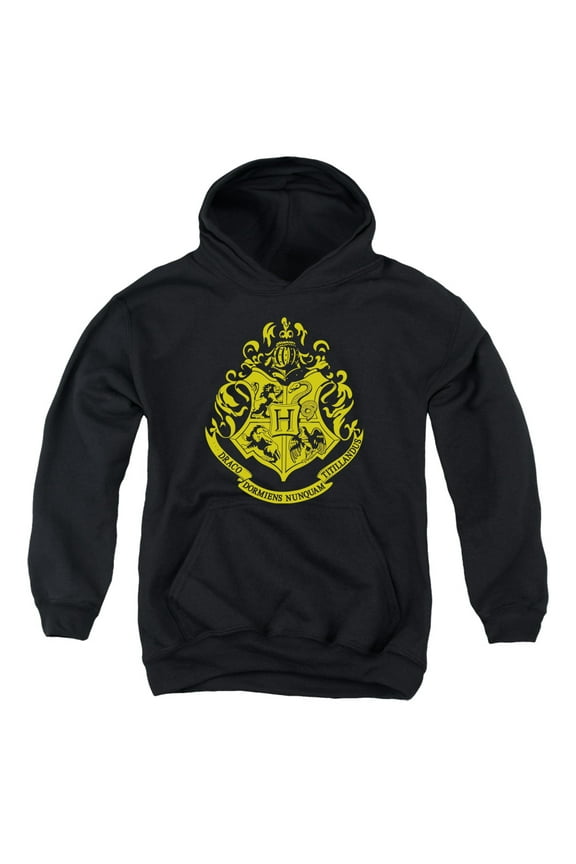 Harry Potter - Hogwarts Crest - Youth Hooded Sweatshirt - Small