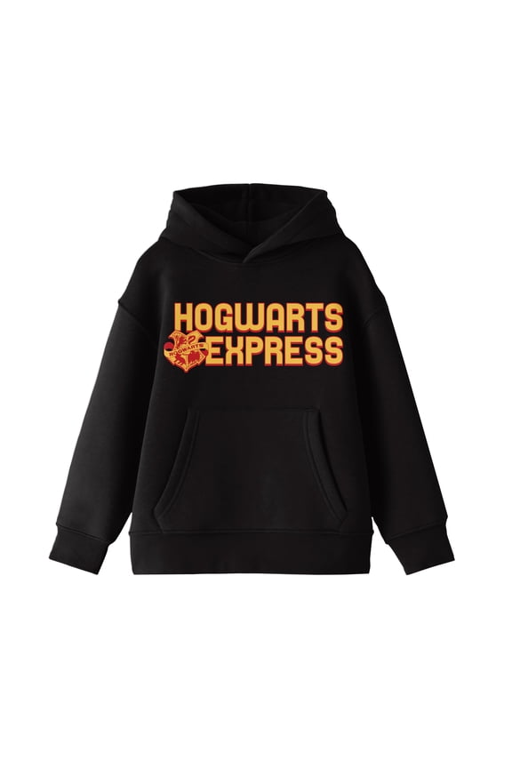 Harry Potter Hogwarts Express Boy's Black Sweatshirt-XS