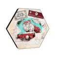 thumbnail image 1 of Harry Potter (Hogwarts Express) KNEXAGON® Wood Print WPHEX6070HPPL, 1 of 4