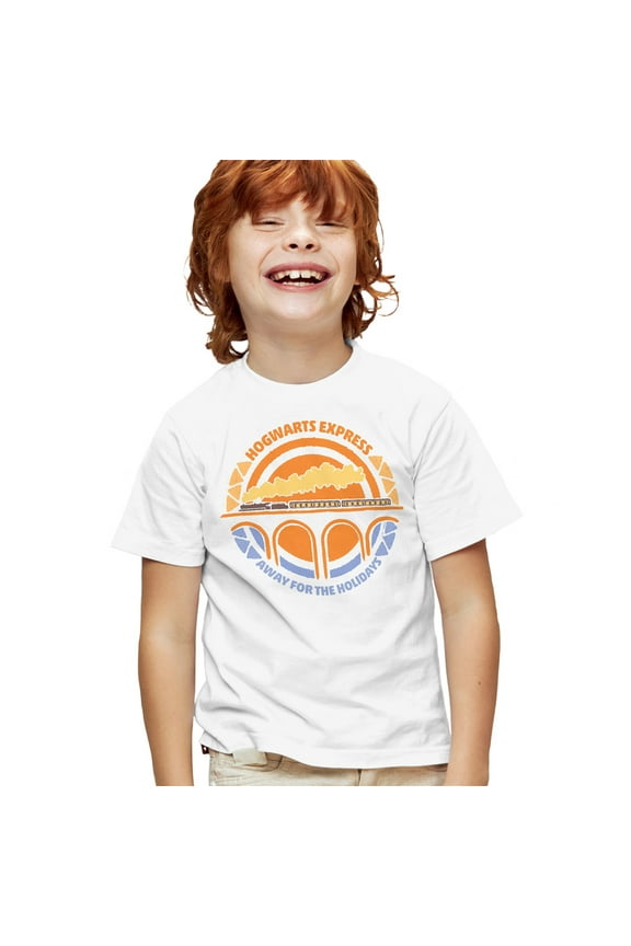 Hogwarts Express Kids T Shirt for Youth Boys and Girls, White, Medium