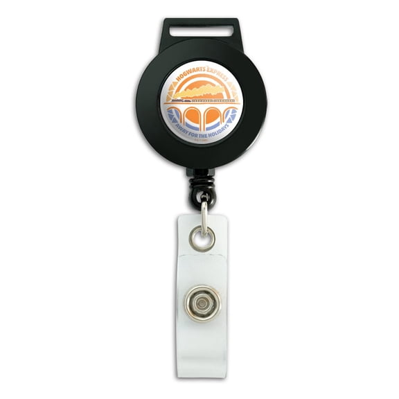 Harry Potter Hogwarts Express Lanyard Retractable Reel Badge ID Card Holder