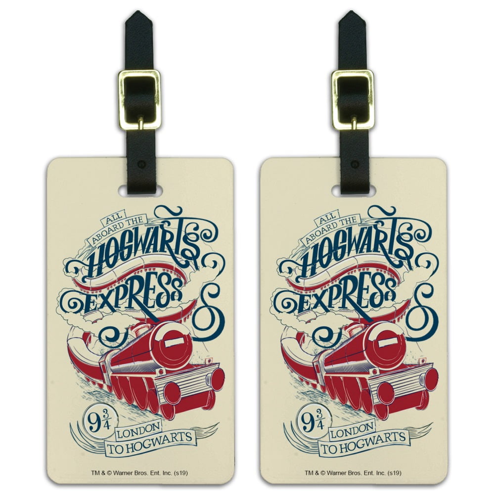 Harry Potter Hogwarts Express Luggage ID Tags Suitcase Carry-On