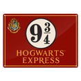 thumbnail image 1 of Harry Potter Hogwarts Express Small Tin Sign, 1 of 3