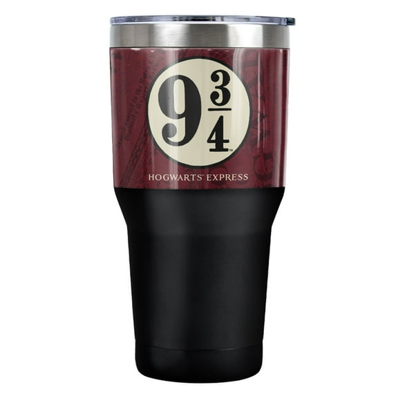 Harry Potter Hogwarts Express Tickets Stainless Steel Tumbler 30 oz Coffee Travel Cup, Vacuum Insulated & Double Wall with Leakproof Sliding Lid