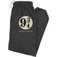 thumbnail image 1 of Harry Potter Hogwarts Express Tickets Unisex Jogger Sweatpants for Men and Women, Charcoal Heather, Large, 1 of 1