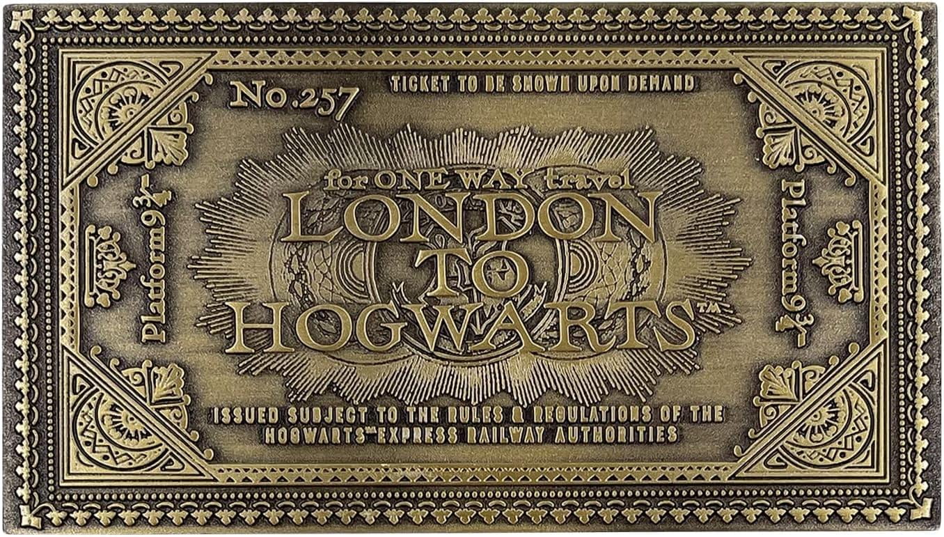 Harry Potter Hogwarts Express Train Ticket Limited Edition Metal ...