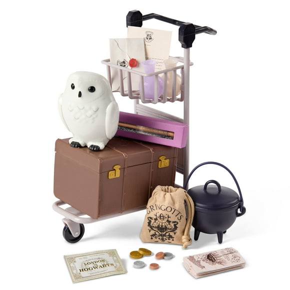 Harry Potter  Hogwarts Express  Wizard Accessories with Owl for 18-inch Dolls Toys Kids 5 Years +