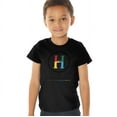 thumbnail image 1 of Harry Potter Hogwarts Four Colored 'H' Logo Kids T Shirt (2) for Youth Toddler Boys and Girls, Black, 1 of 5