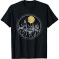 thumbnail image 1 of Harry Potter Hogwarts Full Moon Line Art T-Shirt, 1 of 5