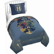 Harry Potter Hogwarts Grandeur 2 Piece Twin Size Duvet Cover & Sham Set