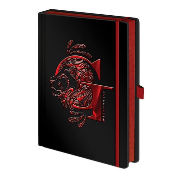 Harry Potter Hogwarts Gryffindor Foil Crest A5 Premium Notebook