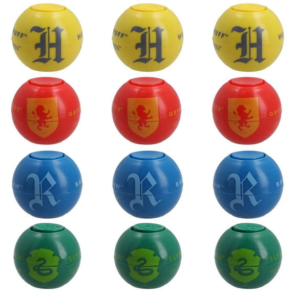 Harry Potter Hogwarts House Crest Fidget Spinner Ball Toys  12 Pc.